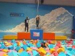 Klasa 4b na zajęciach sportowych w Parku Trampolin