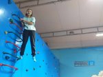 Klasa 4b na zajęciach sportowych w Parku Trampolin
