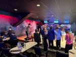 Klasa Sportowa 5b na zajęciach zręcznościowych w Olimpic Bowling Center.